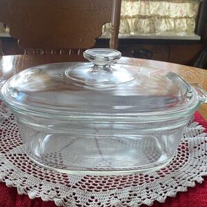 Clear Glass Baking Dish with Lid